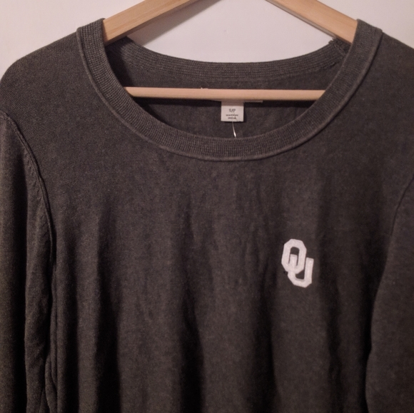 Cutter & Buck OU Sooner College Football Crew Neck Cotton Knit Sweater Small - Picture 9 of 12
